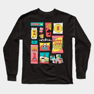 Asian Snacks Long Sleeve T-Shirt